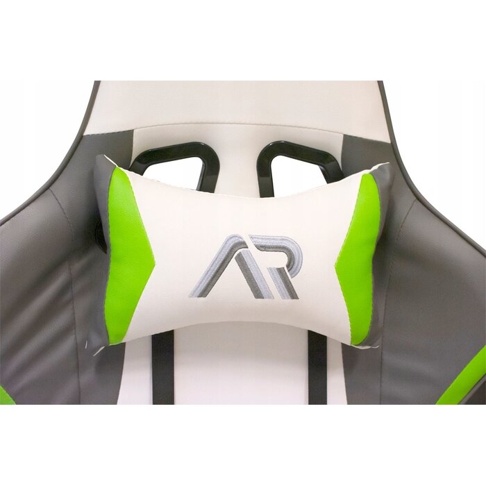Ergonomischer Gaming-Stuhl Weiß-Grau-Limette bis zu 10% sparen