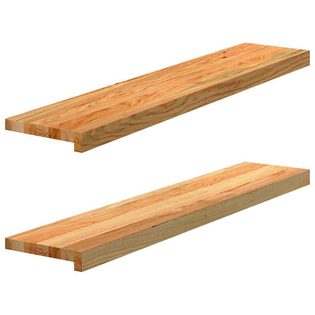 2er-Set Fensterbänke aus massiver Eiche 100x20x2cm - bis zu 38% Rabatt