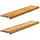 2er-Set Fensterbänke aus massiver Eiche 100x20x2cm - bis zu 38% Rabatt