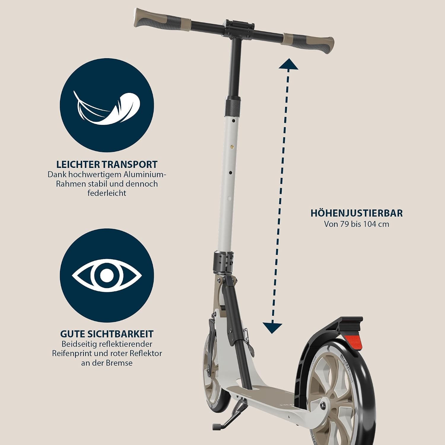 City-Roller BigWheel 205 - Klappbar & höhenverstellbar - bis zu 35% Rabatt