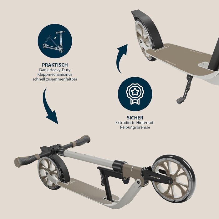 City-Roller BigWheel 205 - Klappbar & höhenverstellbar - bis zu 35% Rabatt