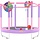 Kindertrampolin 145 cm mit Basketballkorb & Netz - bis zu 34% Rabatt