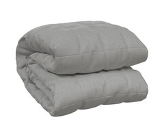 Vidaxl Gewichtsdecke 122x183 cm, 9 kg - Grau - bis zu 45% günstiger