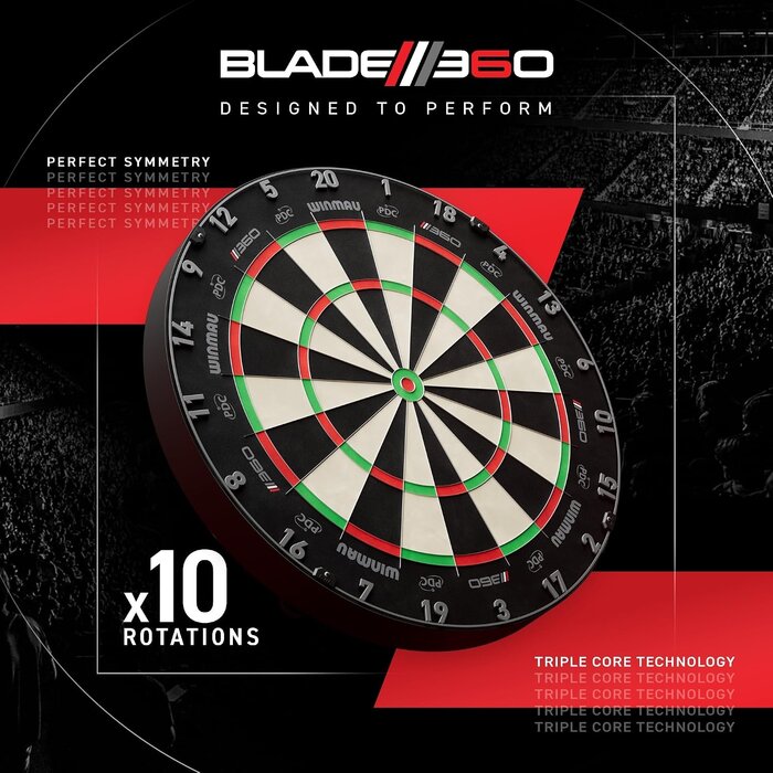 Triple Core Carbon Steeldartboard - Professionell - Jetzt bis zu 34% sparen!