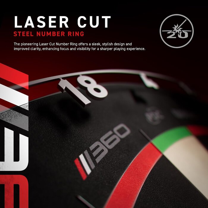 Triple Core Carbon Steeldartboard - Professionell - Jetzt bis zu 34% sparen!