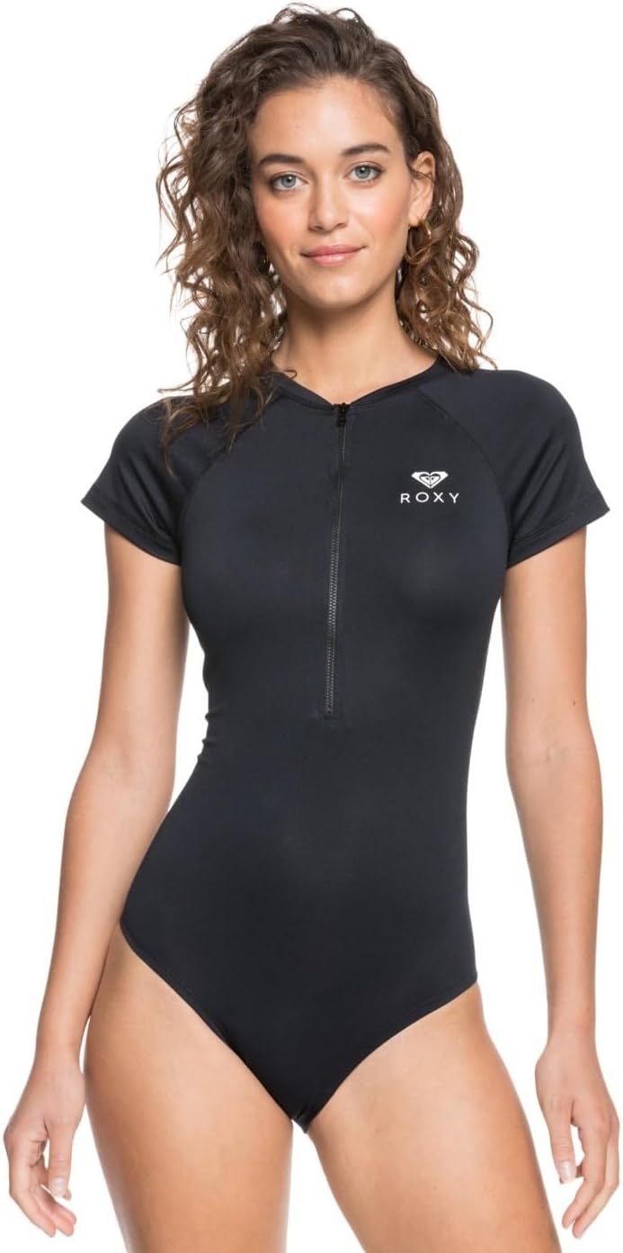 Damen-Langarm-Badeanzug mit UV-Schutz 50, Anthrazit, XS - bis zu 33% Rabatt