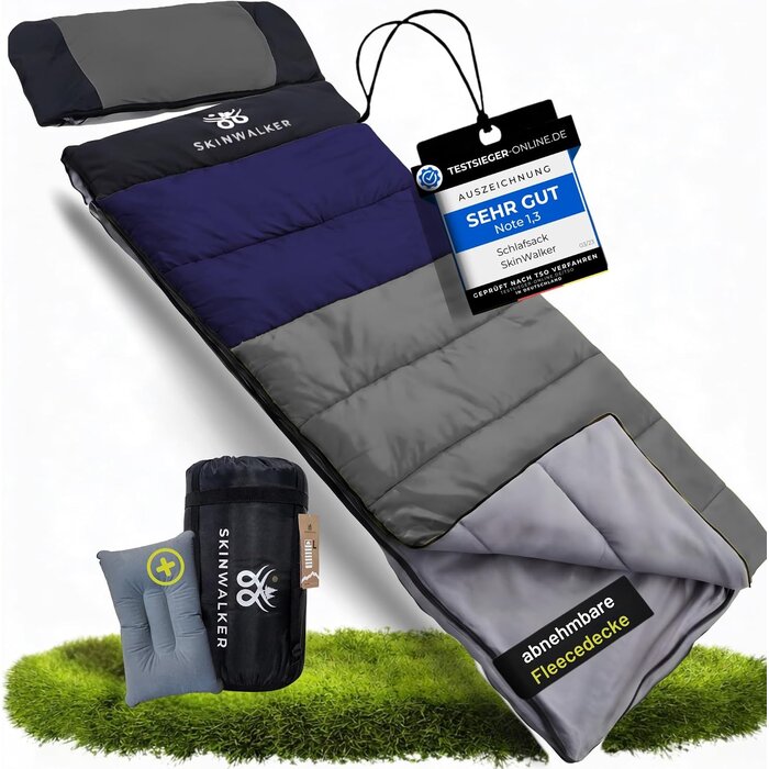 4-Jahreszeiten-Deckenschlafsack 220x80cm - Jetzt bis zu 34% Rabatt sichern