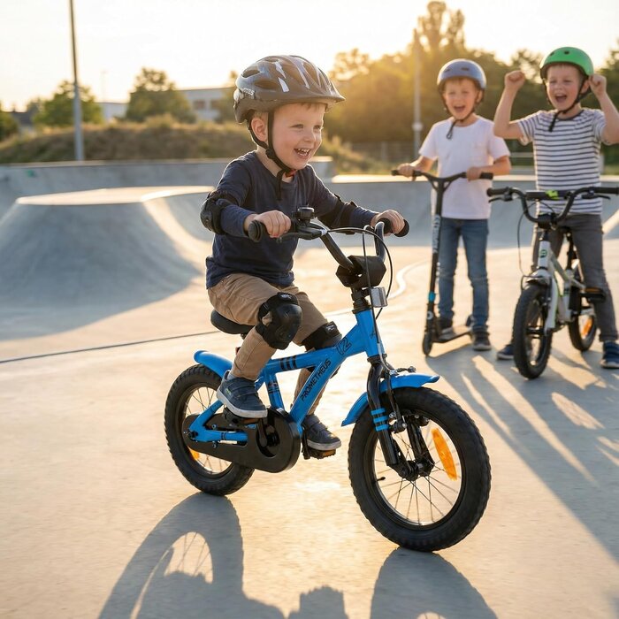 Kinderfahrrad 12 Zoll BMX-Stil - Blau - Jetzt bis zu 35% Rabatt