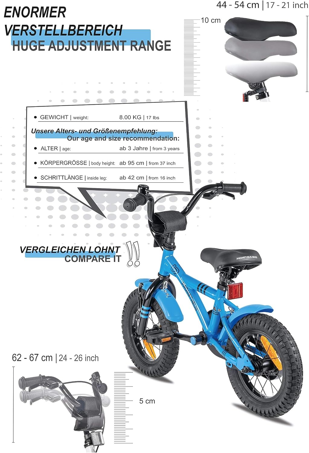 Kinderfahrrad 12 Zoll BMX-Stil - Blau - Jetzt bis zu 35% Rabatt