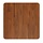 Massive Eichen-Tischplatte 50x50 cm Dunkelbraun - bis zu 33% Rabatt