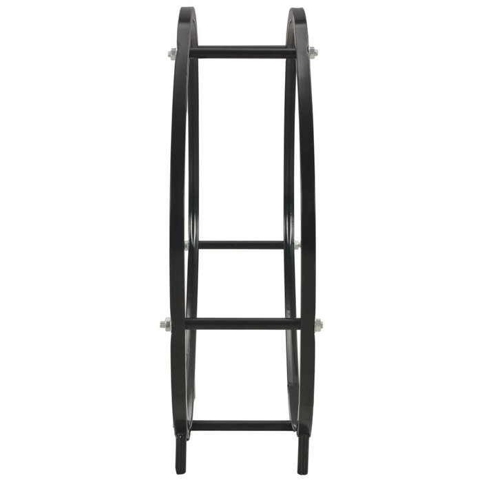 Stilvolles Kaminholzregal Schwarz 70x20x70cm - Jetzt bis zu 32% sparen