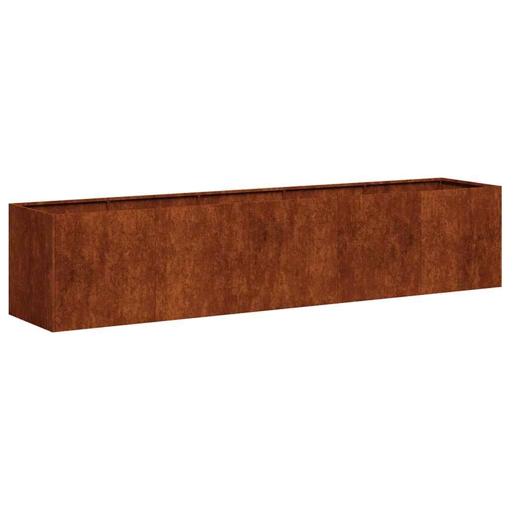 Cortenstahl Pflanzkübel 200x40x40cm - Witterungsbeständig - bis zu 35% Rabatt