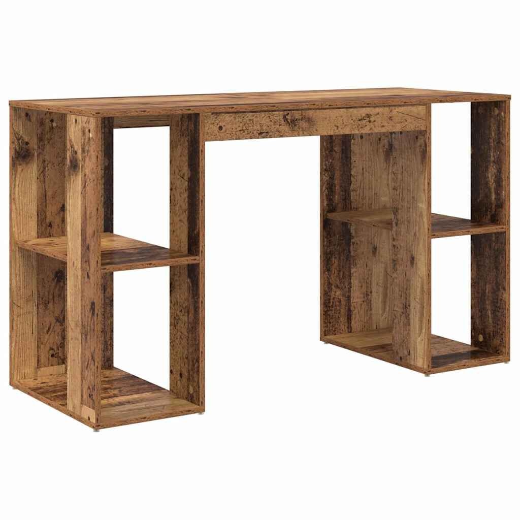 Schreibtisch Altholz-Optik 130x50cm - Jetzt bis zu 35% Rabatt sichern