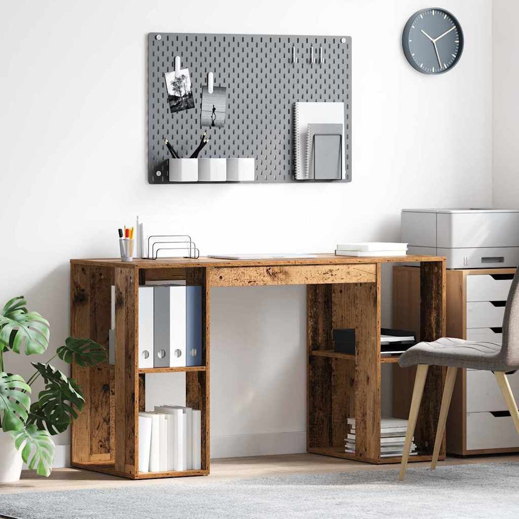 Schreibtisch Altholz-Optik 130x50cm - Jetzt bis zu 35% Rabatt sichern
