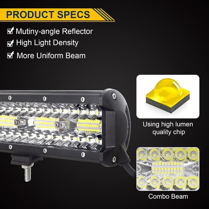 240W LED Offroad Lichtleiste 12 Zoll - 6000K - bis zu 33% Rabatt!
