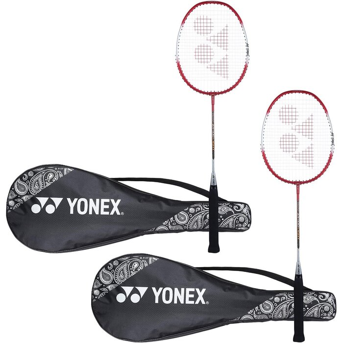 Badminton-Schläger Set 2er-Set aus Aluminium - Rot - bis zu 33% Rabatt