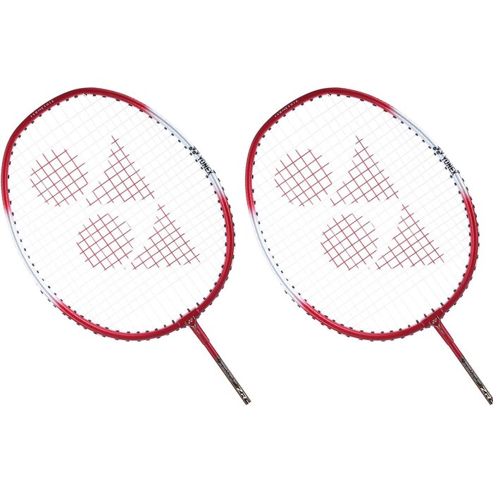 Badminton-Schläger Set 2er-Set aus Aluminium - Rot - bis zu 33% Rabatt