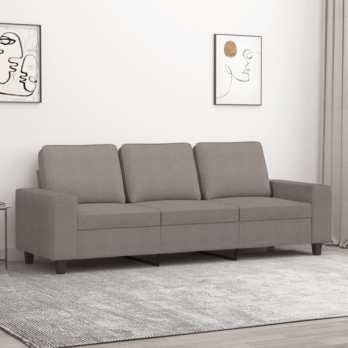 Modernes 3-Sitzer Sofa in Taupe - 180 cm Sitzbreite - bis zu 43% günstiger