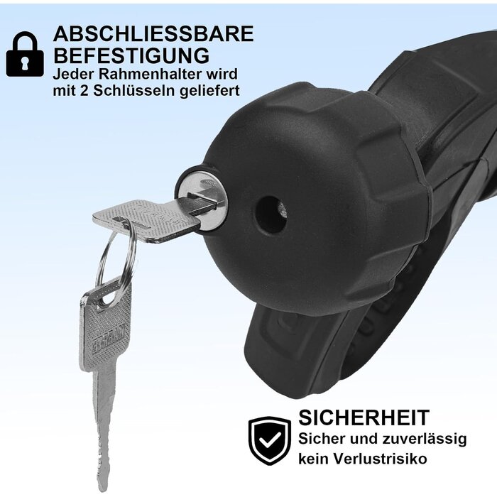 Abschließbarer Fahrradrahmenhalter 45 cm - Jetzt bis zu 28% Rabatt sichern