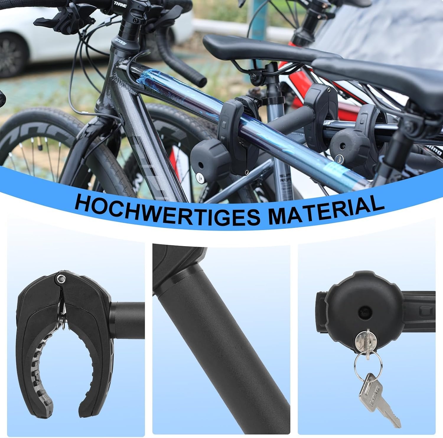 Abschließbarer Fahrradrahmenhalter 45 cm - Jetzt bis zu 28% Rabatt sichern