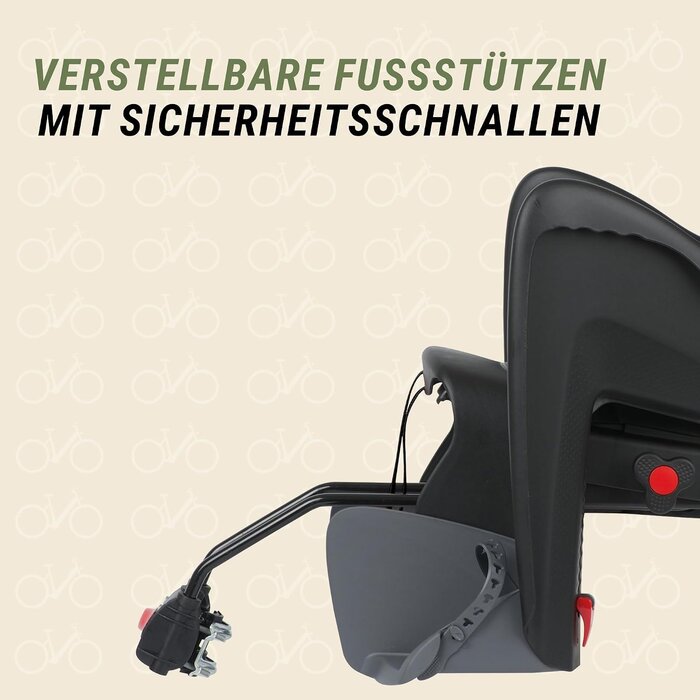 Neigbarer Fahrradkindersitz - bis 22 kg - bis zu 34% Rabatt