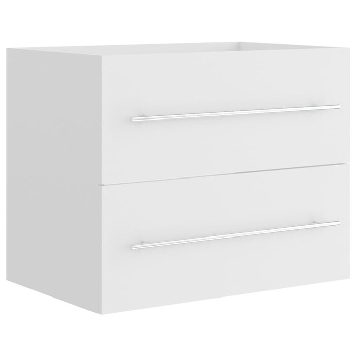 Waschbeckenunterschrank 60x38,5x48 cm, Weiß - jetzt bis zu 34% günstiger