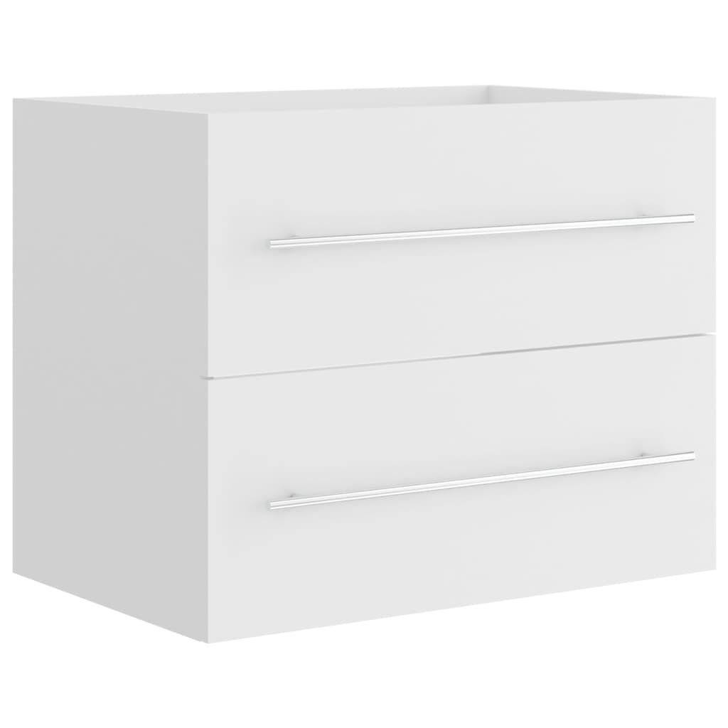Waschbeckenunterschrank 60x38,5x48 cm, Weiß - jetzt bis zu 34% günstiger