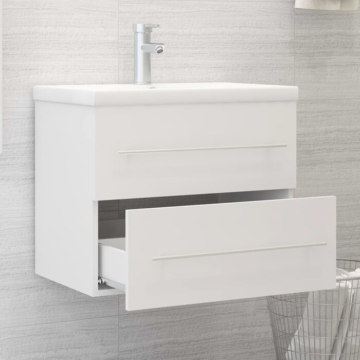 Waschbeckenunterschrank 60x38,5x48 cm, Weiß - jetzt bis zu 34% günstiger