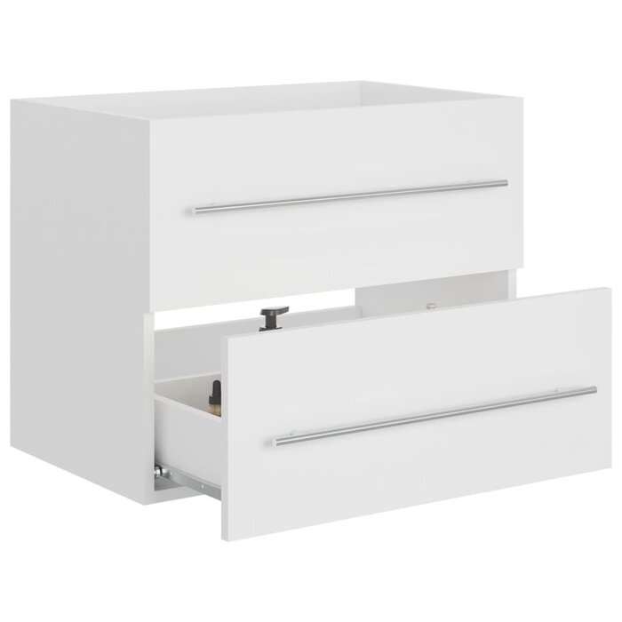 Waschbeckenunterschrank 60x38,5x48 cm, Weiß - jetzt bis zu 34% günstiger