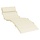 Sonnenliegenauflage 180x60x3 cm Creme - Jetzt bis zu 44% Rabatt sparen