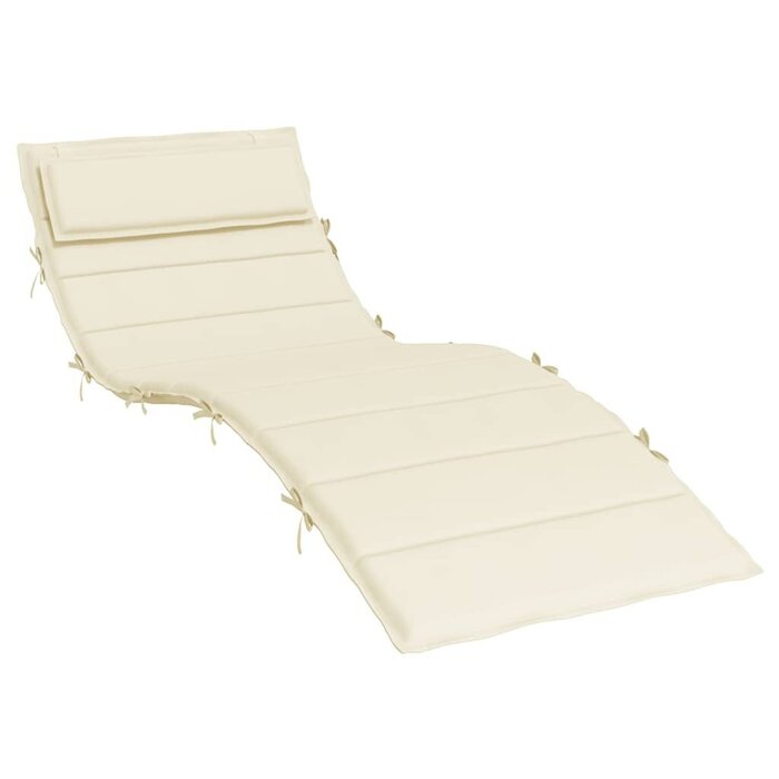 Sonnenliegenauflage 180x60x3 cm Creme - Jetzt bis zu 44% Rabatt sparen