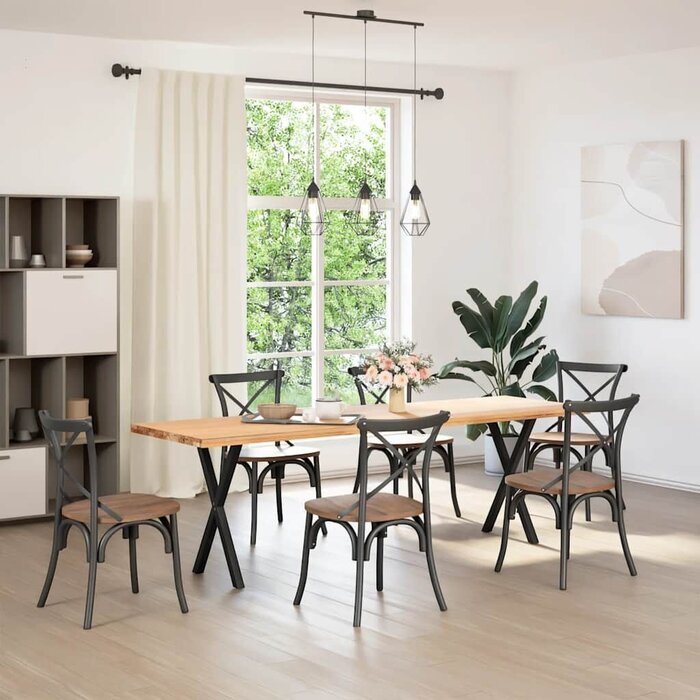 Tischbeine X-Form 50x72-73cm Stahl Schwarz - jetzt bis zu 34% Rabatt