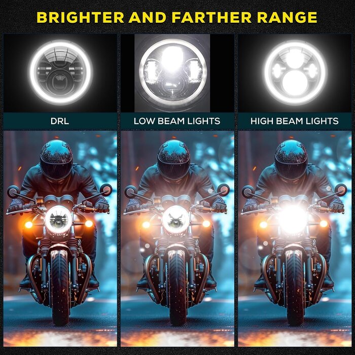 7 Zoll LED-Scheinwerfer mit Tagfahrlicht & Blinker - bis zu 29% Rabatt