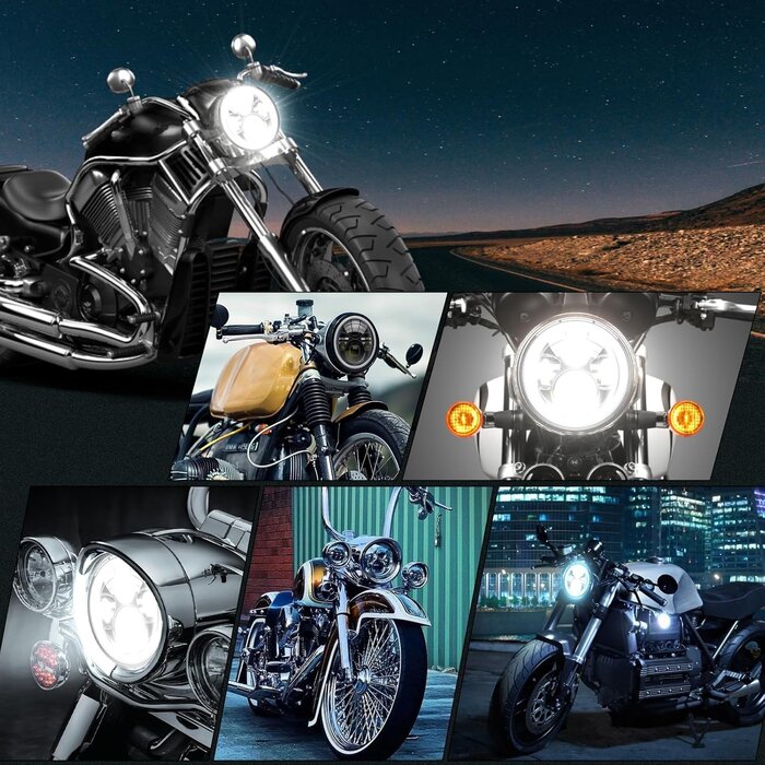 7 Zoll LED-Scheinwerfer mit Tagfahrlicht & Blinker - bis zu 29% Rabatt