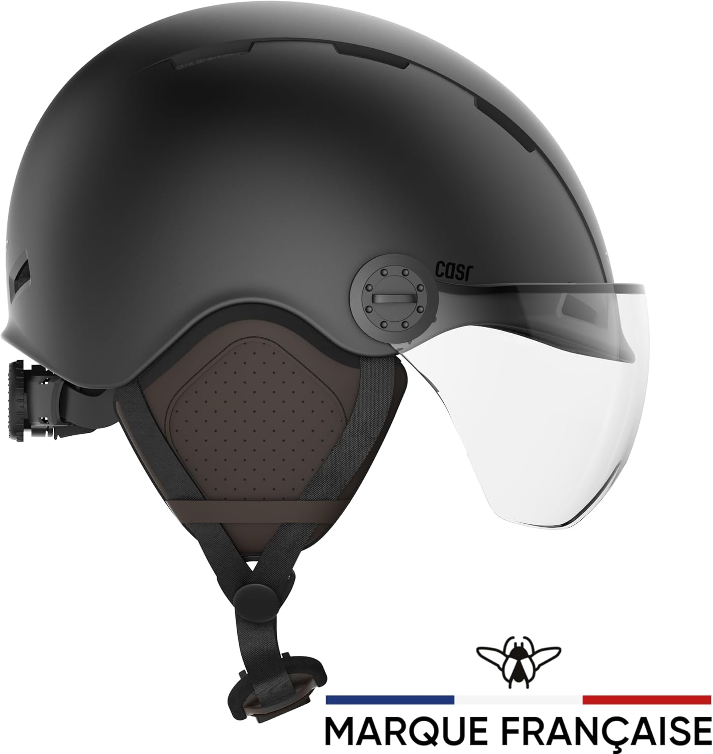 Fahrrad- & E-Scooter-Helm mit Visier, Blau-Grau, Gr. M - bis zu 33% reduziert