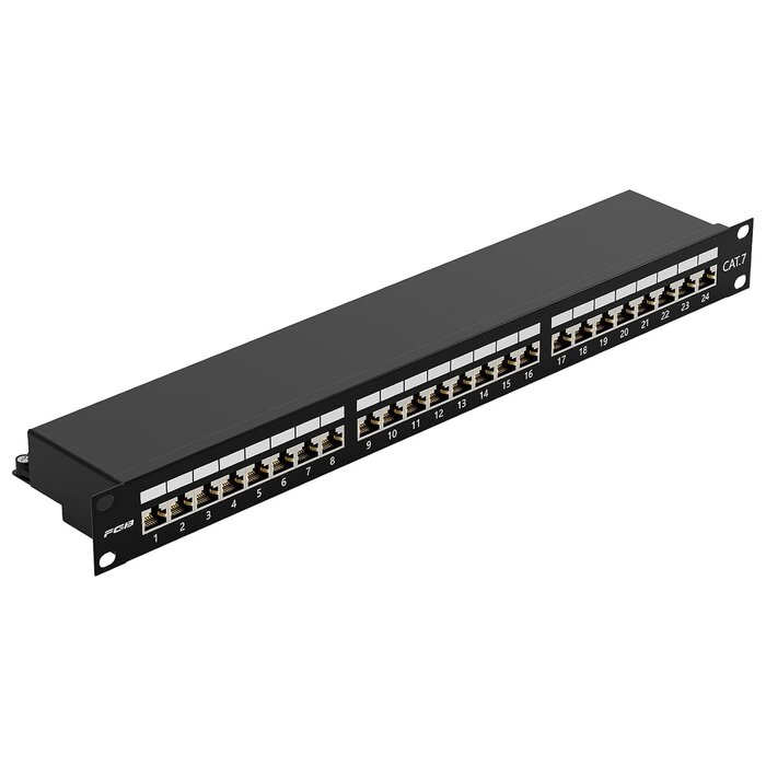 CAT 7 Patchpanel 24-Port 19 Zoll Rackeinbau - bis zu 29% Rabatt