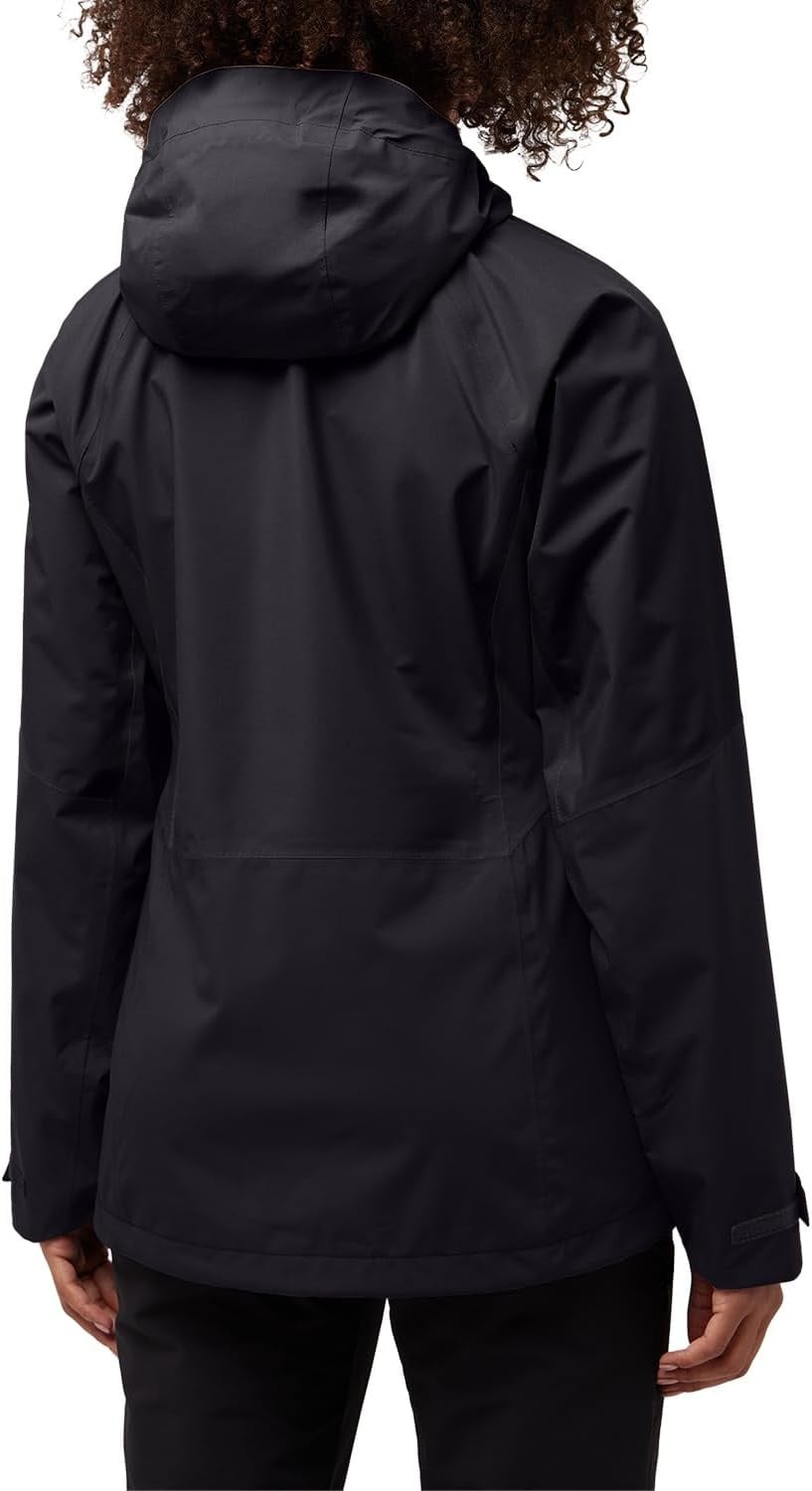 Damen 3-in-1 Wanderjacke Schwarz - Wasserdicht & Warm - bis zu 35% Rabatt