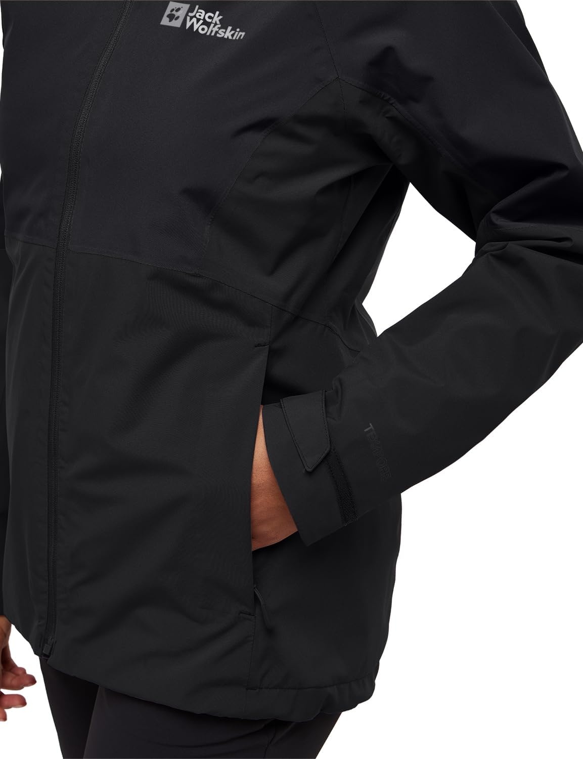 Damen 3-in-1 Wanderjacke Schwarz - Wasserdicht & Warm - bis zu 35% Rabatt