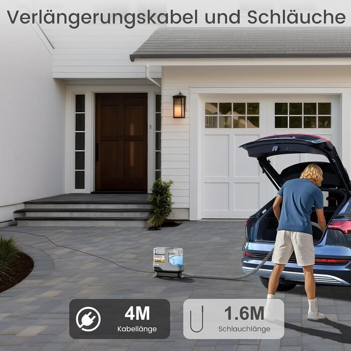 Waschsauger für Polster & Teppiche, 600W, 17 kPa - sparen Sie bis zu 29%