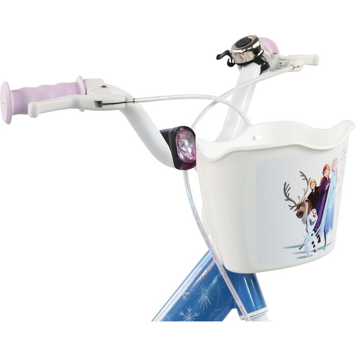 Frozen Kinderfahrrad 16 Zoll mit Helm - Blau/Weiß - bis zu 35% Rabatt