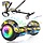 Hoverboard mit Sitz & Bluetooth - 6,5 Zoll - Graffiti Design - bis zu 35% Rabatt