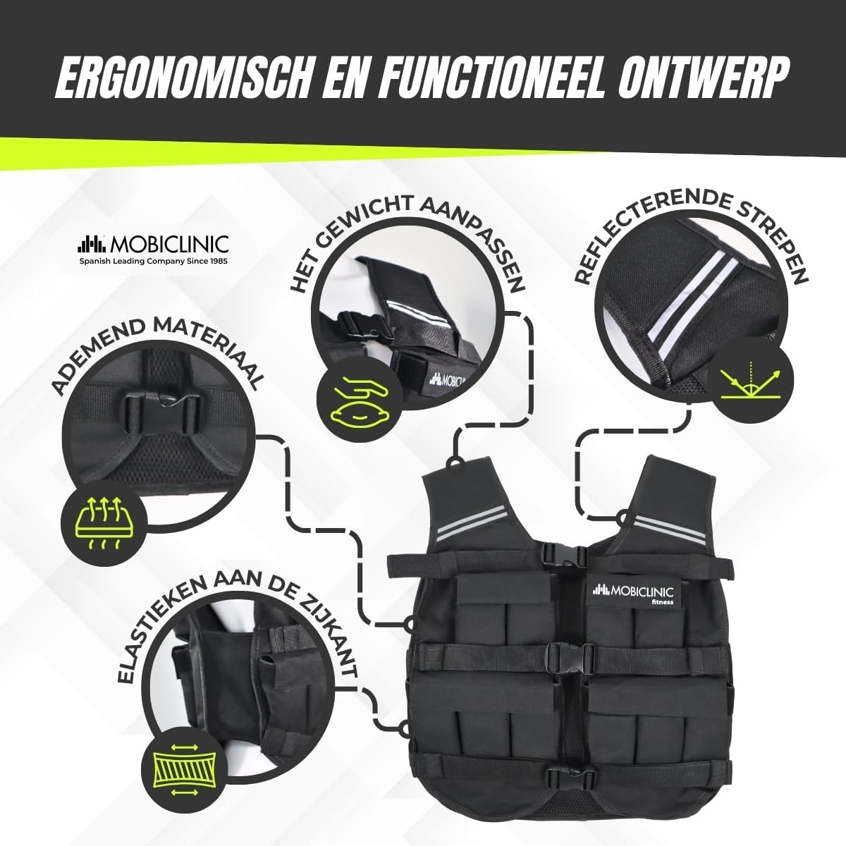 Profi-Gewichtsweste 20 kg | Verstellbar | Bis zu 56% Rabatt