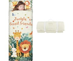 Kinderschlafsack mit Kissen & Kuschelmatte 150x60cm - Jetzt bis zu 50% Rabatt