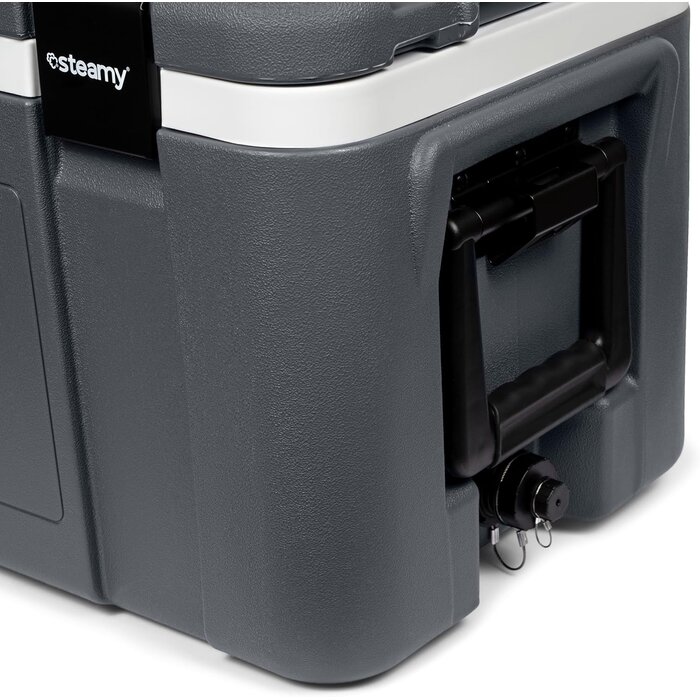 Hochisolierte 50L Camping-Kühlbox Grau - jetzt bis zu 35% sparen
