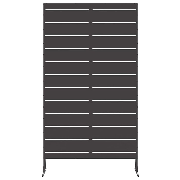 Sichtschutz Garten Stahl Schwarz 100x50x180cm - jetzt bis zu 64% sparen!