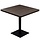 Bistrotisch 80x80cm, Eschenoptik - Quadratisch & Stabil - bis zu 42% reduziert