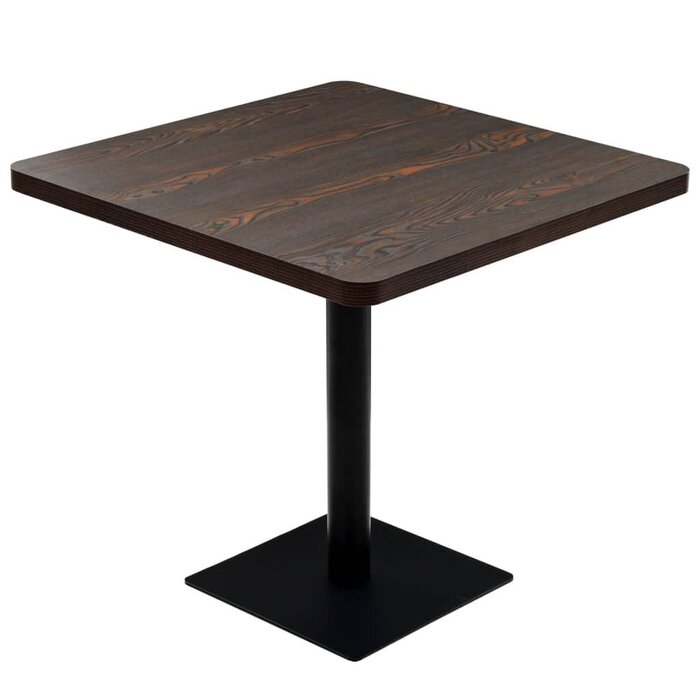 Bistrotisch 80x80cm, Eschenoptik - Quadratisch & Stabil - bis zu 42% reduziert