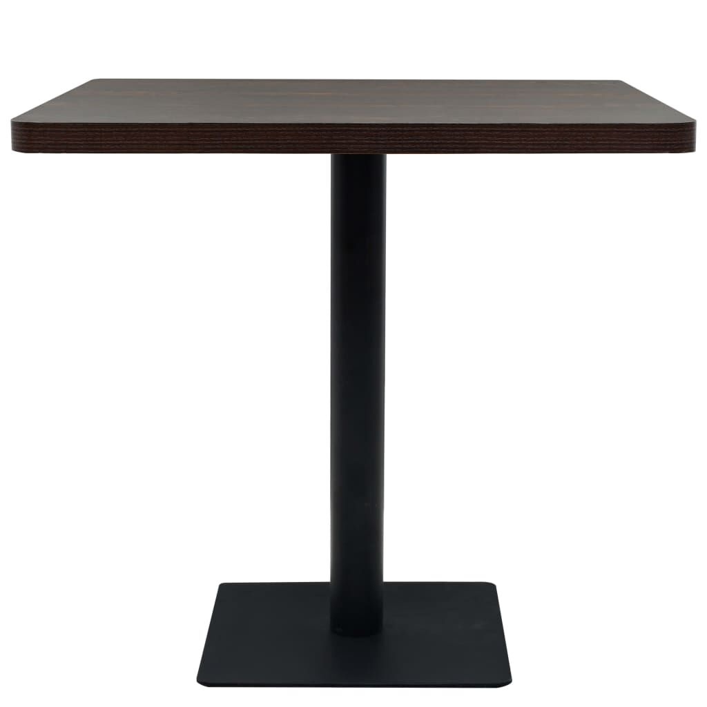 Bistrotisch 80x80cm, Eschenoptik - Quadratisch & Stabil - bis zu 42% reduziert