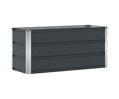 Vidaxl Stahl Pflanzkübel Anthrazit 100x40x45cm - Jetzt bis zu 44% Rabatt sichern