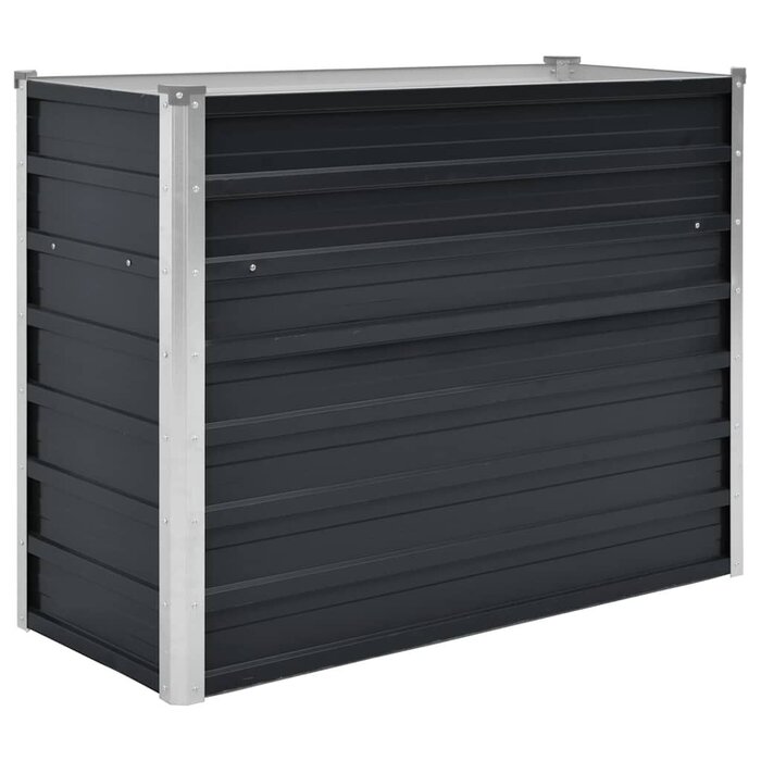 Hochbeet aus verzinktem Stahl 100x40x77 cm Anthrazit - bis zu 33% Rabatt